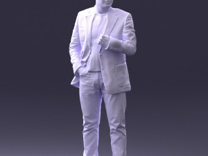 man in jacket 0020 3D Modell