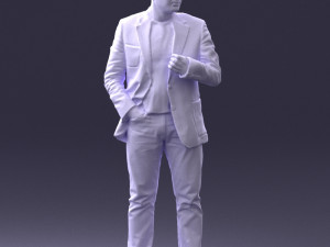 man in jacket 0020 3D Modell