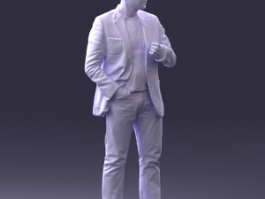 man in jacket 0020 3D Modell
