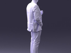 man in jacket 0020 3D Modell