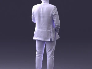 000363 Standing Man in Casual Clothing 3D Model