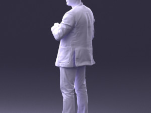 man in jacket 0020 3D Modell