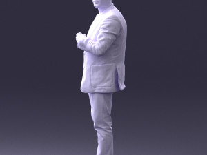 man in jacket 0020 3D Modell
