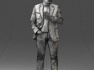 man in jacket 0020 3D Modell