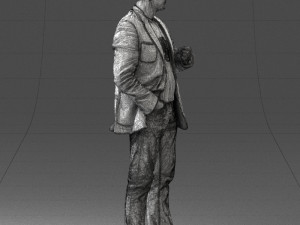 man in jacket 0020 3D Modell