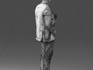 man in jacket 0020 3D Modell