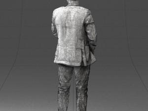 man in jacket 0020 3D Modell