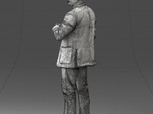 man in jacket 0020 3D Modell