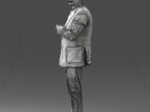 man in jacket 0020 3D Modell