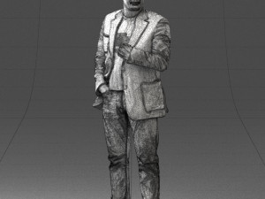 man in jacket 0020 3D Modell