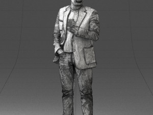 man in jacket 0020 3D Modell