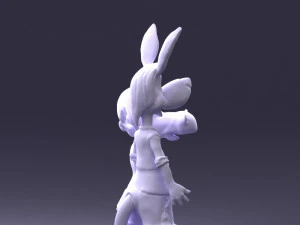 000360 Cartoon Characters Duo 3D Model