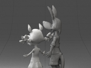 toy couple 0017 3D 模型