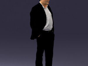 man in jacket 0022 Modelo 3D