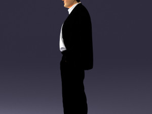 man in jacket 0022 Modelo 3D