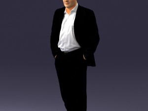 man in jacket 0022 Modelo 3D
