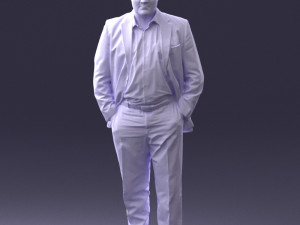 man in jacket 0022 Modelo 3D
