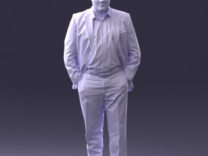 man in jacket 0022 Modelo 3D