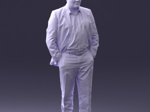 man in jacket 0022 Modelo 3D