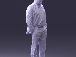 man in jacket 0022 Modelo 3D