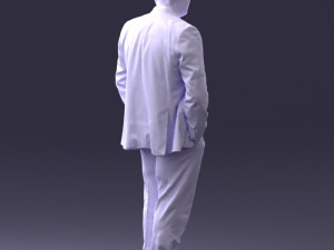 man in jacket 0022 Modelo 3D