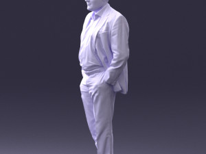 man in jacket 0022 Modelo 3D