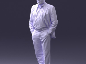 man in jacket 0022 Modelo 3D