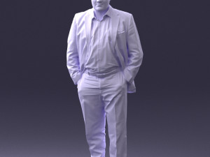 man in jacket 0022 Modelo 3D