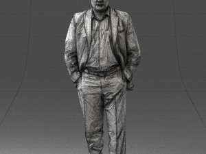 man in jacket 0022 Modelo 3D