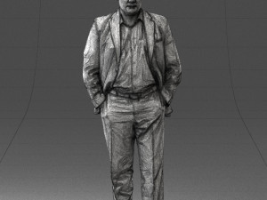 man in jacket 0022 Modelo 3D