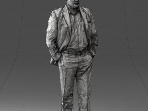 man in jacket 0022 Modelo 3D
