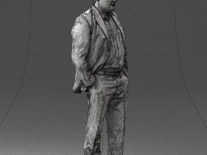 man in jacket 0022 Modelo 3D