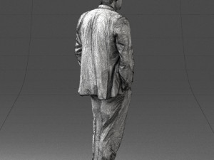 man in jacket 0022 Modelo 3D