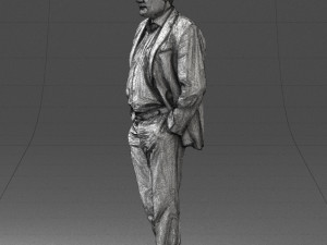 man in jacket 0022 Modelo 3D