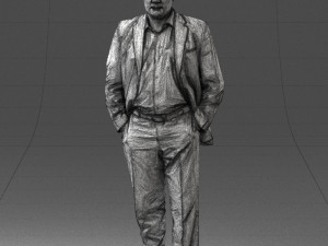 man in jacket 0022 Modelo 3D
