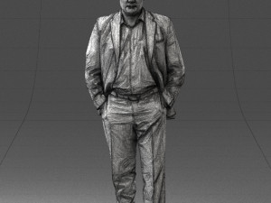 man in jacket 0022 Modelo 3D