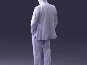 man in jacket 0022 3d print ready 3D Принт Модель