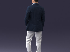 man in blue jacket 0025 3d print ready 3D Print Model