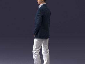 man in blue jacket 0025 3d print ready 3D Print Model