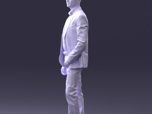 man in blue jacket 0025 3d print ready 3D Print Model