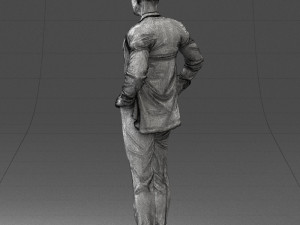 man in blue suit 0028 Modèle 3D