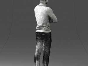 man in turtleneck 0031 Modello 3D