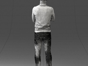 man in turtleneck 0031 Modello 3D