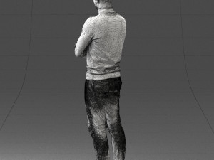man in turtleneck 0031 Modello 3D