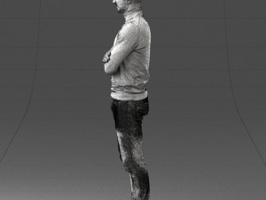 man in turtleneck 0031 Modello 3D