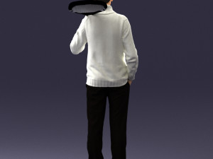 man in tennis clothes 0036 Modello 3D