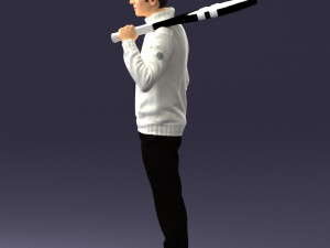 man in tennis clothes 0036 Modello 3D