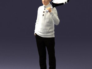 man in tennis clothes 0036 Modello 3D