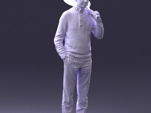 man in tennis clothes 0036 Modello 3D