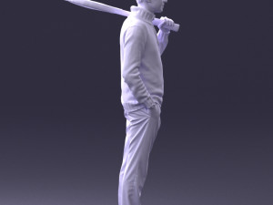 man in tennis clothes 0036 Modello 3D